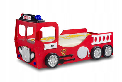 Cama Plastiko Fire Truck Single