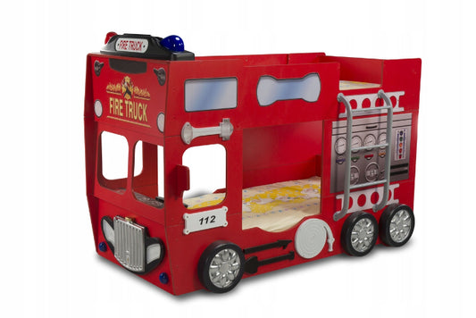 Cama Plastiko Fire Truck Double