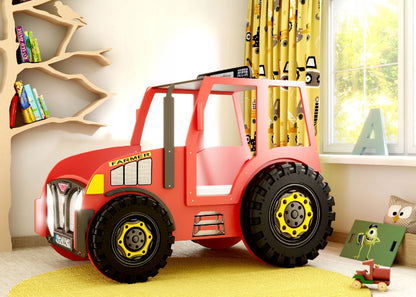 Cama Plastiko Tractor Red