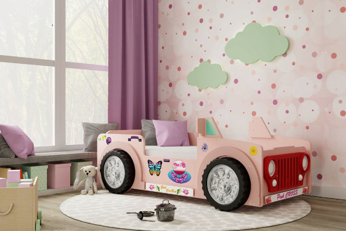 Cama Plastiko Jeep Pink