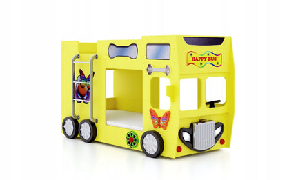 Cama Plastiko Happy Bus Yellow