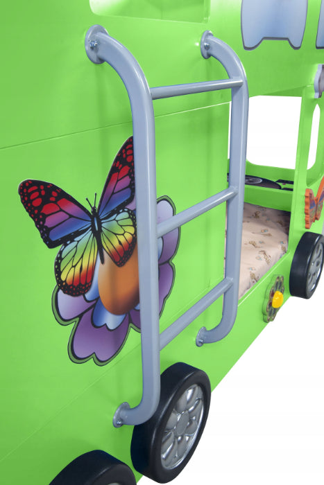 Cama Plastiko Happy Bus Green