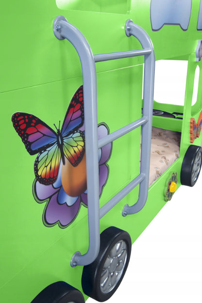 Cama Plastiko Happy Bus Green