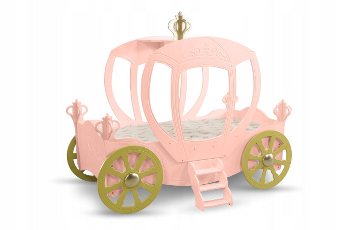Cama Plastiko Princess Cariage Pink