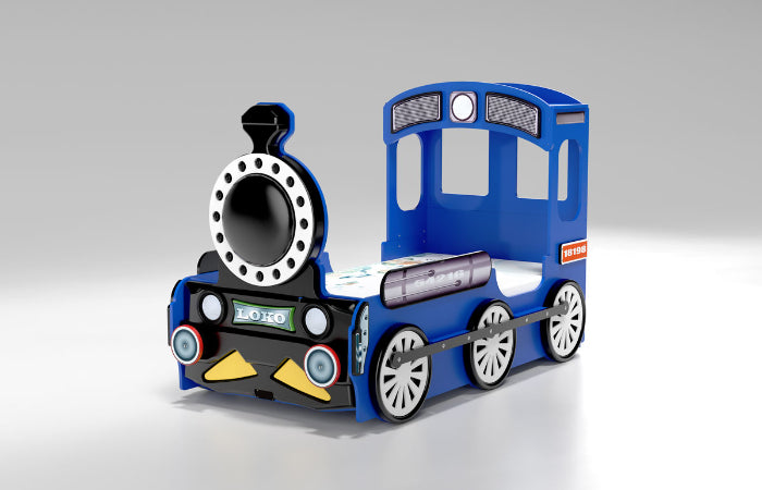 Cama Plastiko Lokomotive Blue