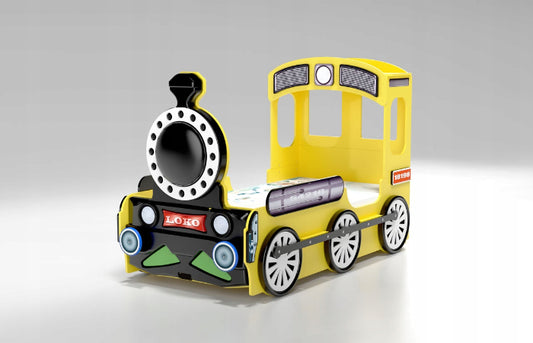 Cama Plastiko Lokomotive Yellow