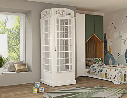 Roupeiro Plastiko Booth White