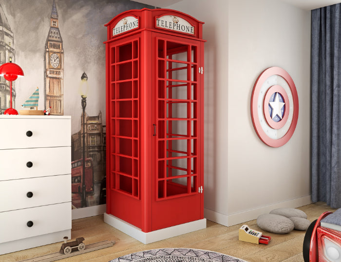 Roupeiro Plastiko Booth Red