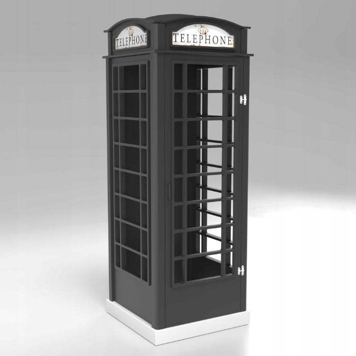 Roupeiro Plastiko Booth Black