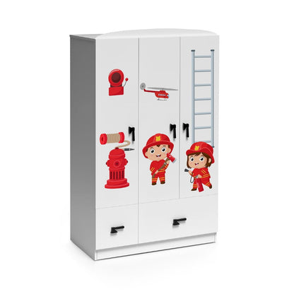 Roupeiro Plastiko Triple Firetruck