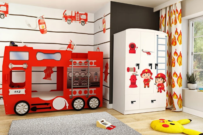 Roupeiro Plastiko Triple Firetruck