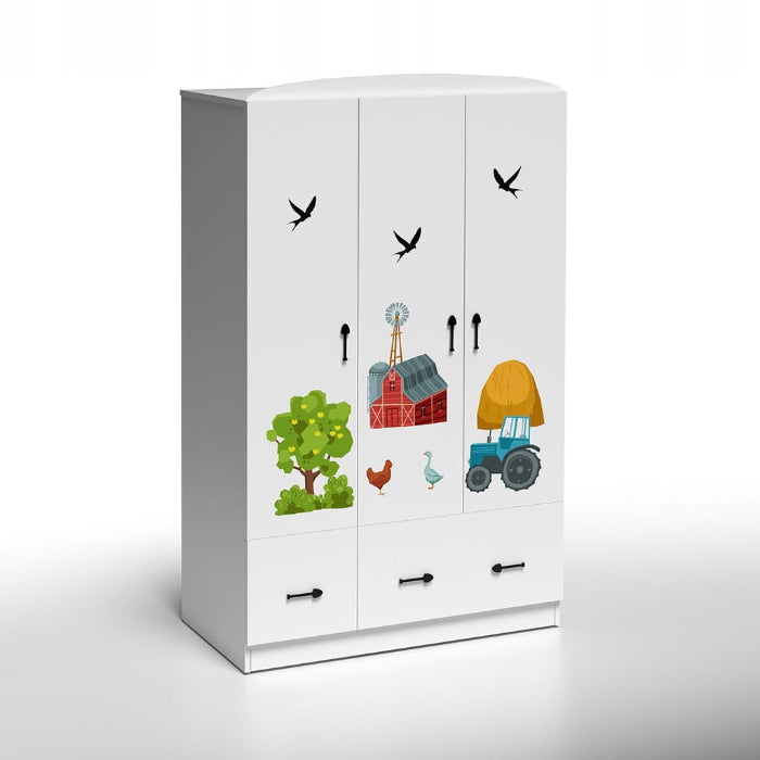 Roupeiro Plastiko Triple Farm