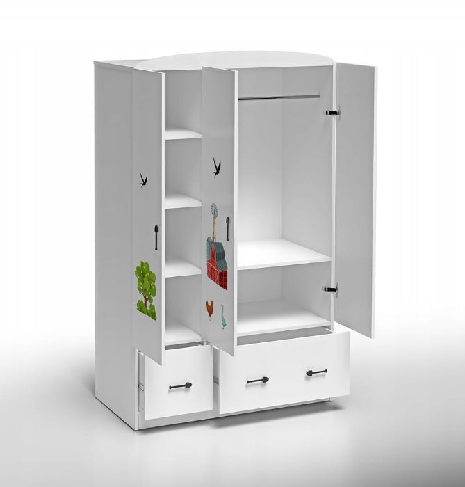 Roupeiro Plastiko Triple Farm