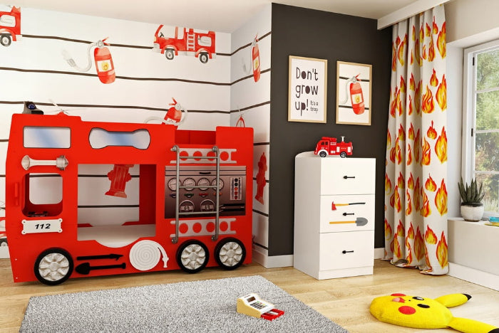 Cómoda Plastiko 60 cm Firetruck