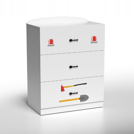 Cómoda Plastiko 90 cm Firetruck