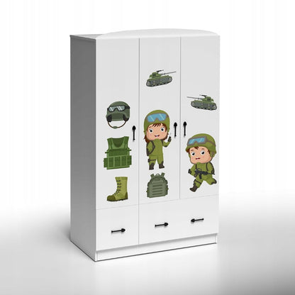 Roupeiro Plastiko Triple Army