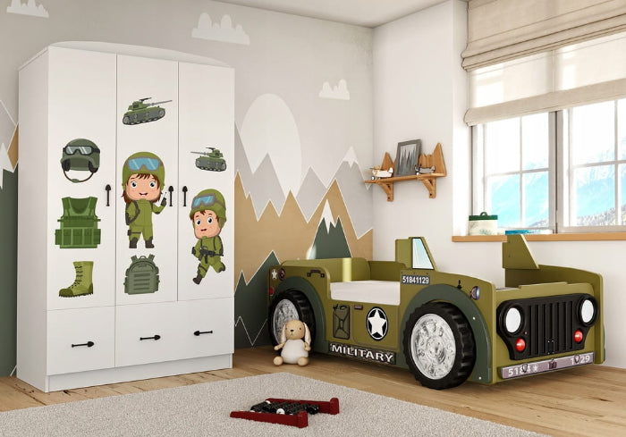 Roupeiro Plastiko Triple Army