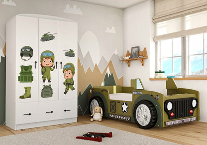 Roupeiro Plastiko Triple Army