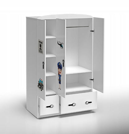 Roupeiro Plastiko Triple Police