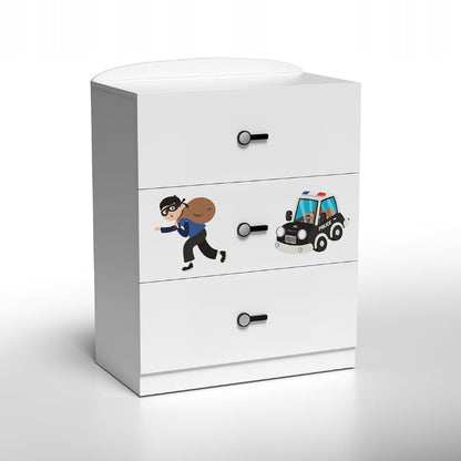 Cómoda Plastiko 90 cm Police