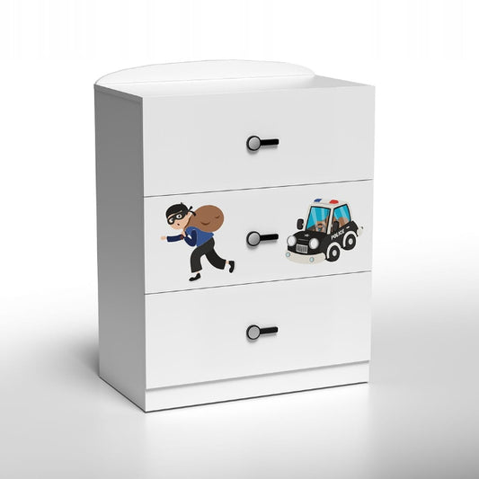 Cómoda Plastiko 90 cm Police