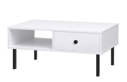 Mesa de apoio com gaveta Kobi Venus White