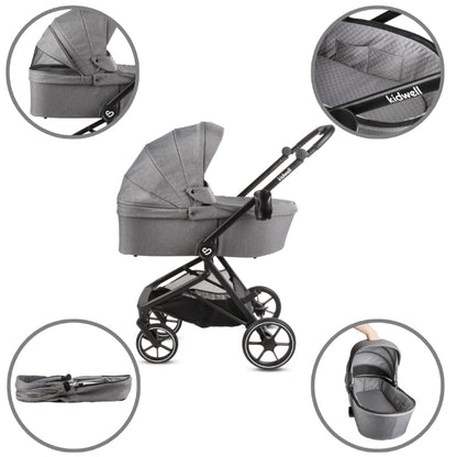 Carrinho de bebé Kidwell VELMONT Grey