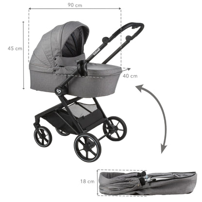 Carrinho de bebé Kidwell VELMONT Grey