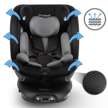 Cadeira auto Kidwell GoCar  i-Size (40-135 cm) Black