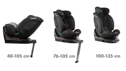 Cadeira auto Kidwell GoCar  i-Size (40-135 cm) Black