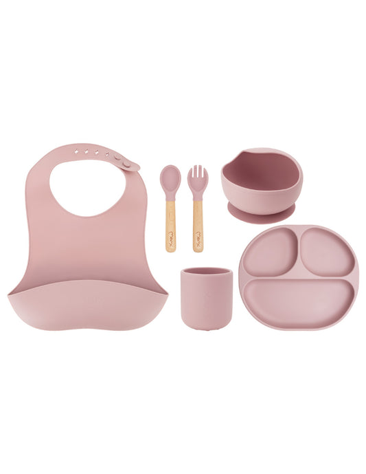 Conjunto de alimentação - 6 peças Momi Ami Pink