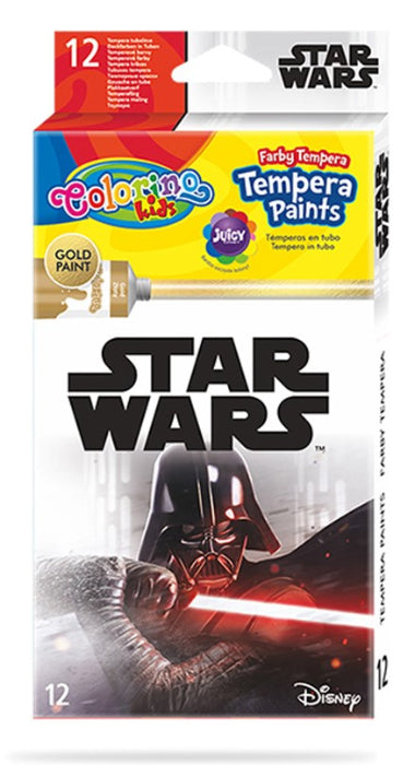 Caixa 12 Cores Guaches Colorino Disney Star Wars