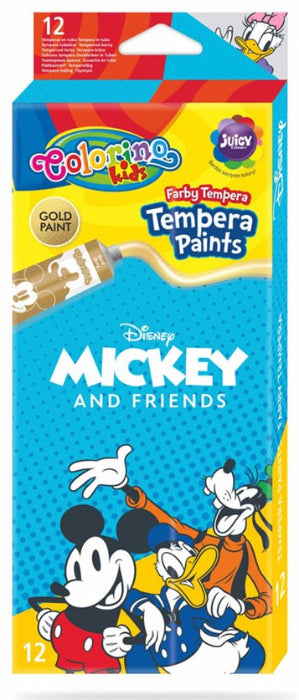 Caixa 12 Cores Guaches Colorino Disney Mickey