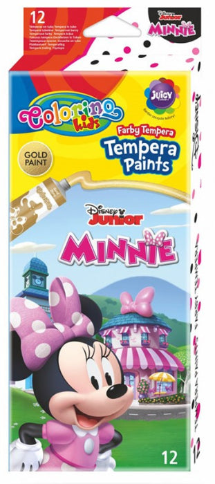 Caixa 12 Cores Guaches Colorino Disney Minnie