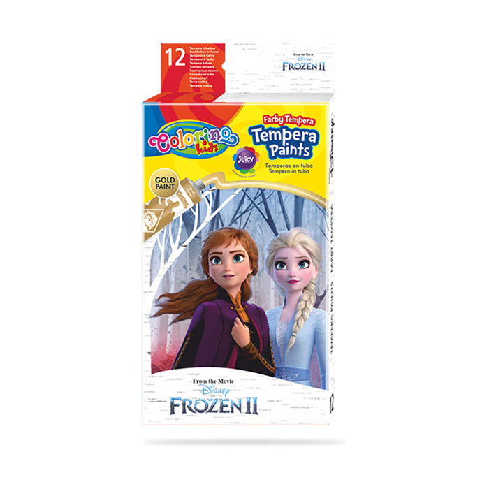 Caixa 12 Cores Guaches Colorino Disney Frozen II