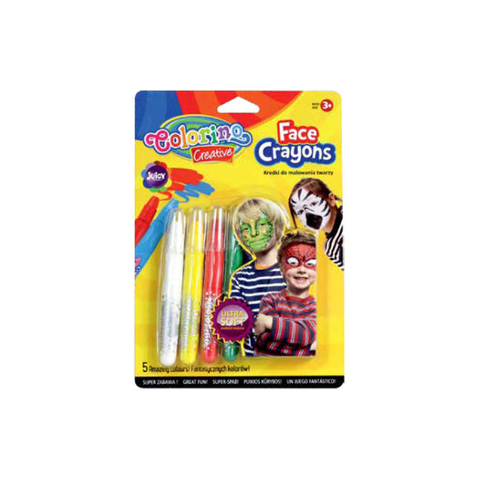 Pintura Facial Cores Básicas 5 Pcs