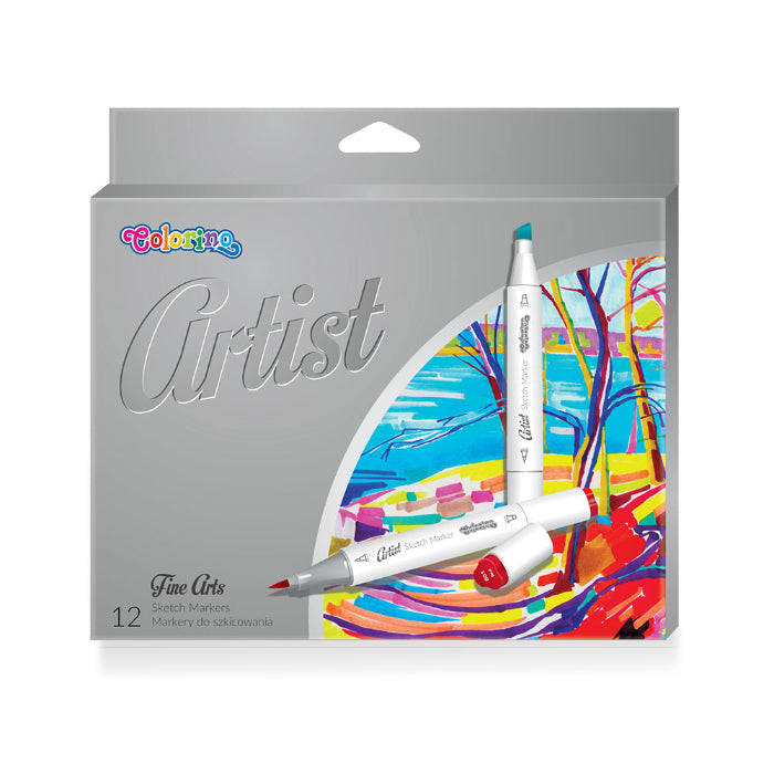 Marcadores Desenho Artist 12 Cores