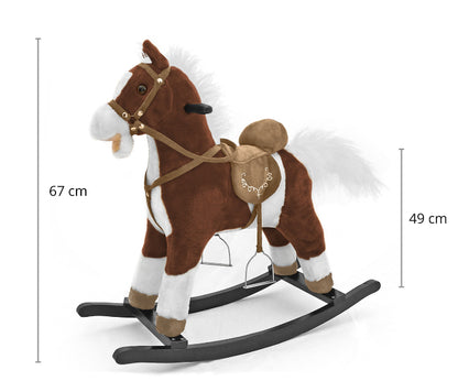 Cavalo de Baloiço Milly Mally Mustang Dark Brown