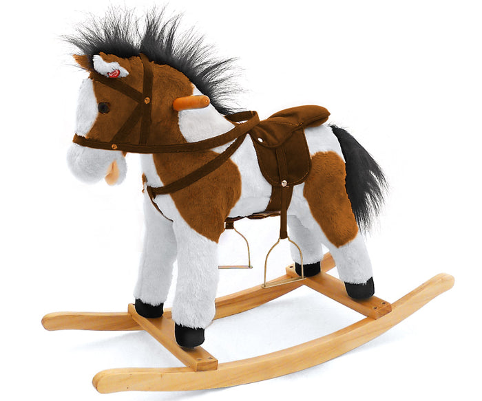 Cavalo de Baloiço Milly Mally Łatek Dark Brown