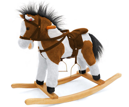 Cavalo de Baloiço Milly Mally Łatek Dark Brown