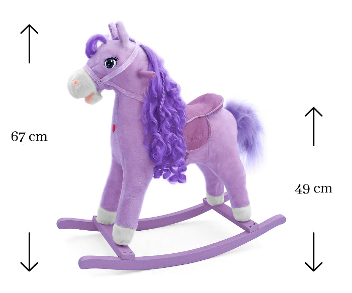 Cavalo de Baloiço Milly Mally Princess Violet