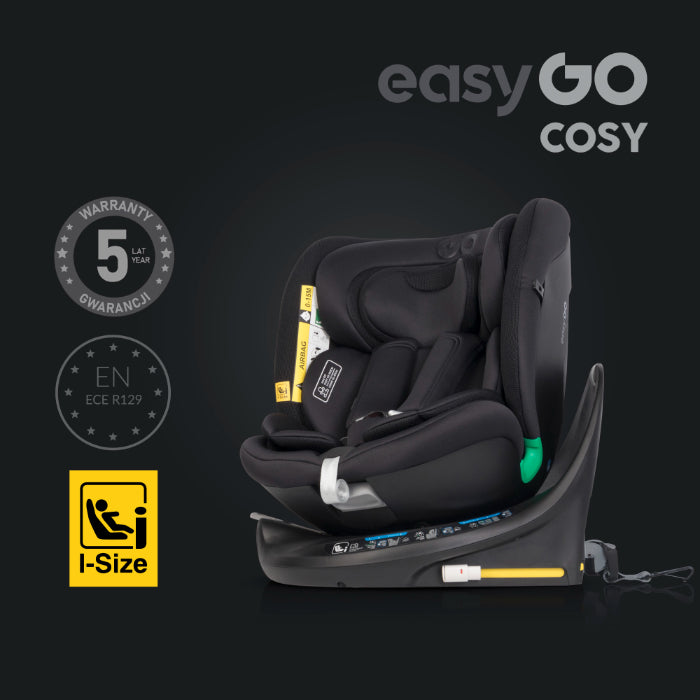 Cadeira auto I-Size 40-150 CM EasyGo Cosy Ink
