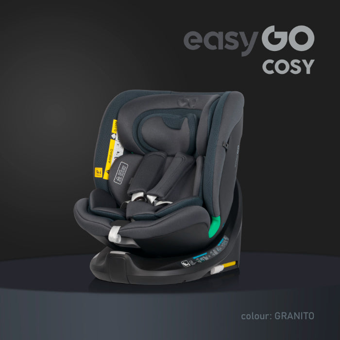 Cadeira auto I-Size 40-150 CM EasyGo Cozy Granite