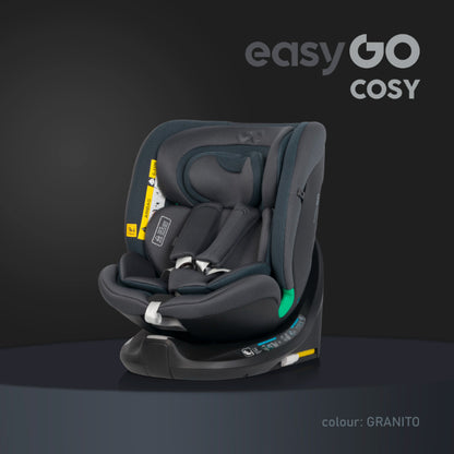 Cadeira auto I-Size 40-150 CM EasyGo Cozy Granite