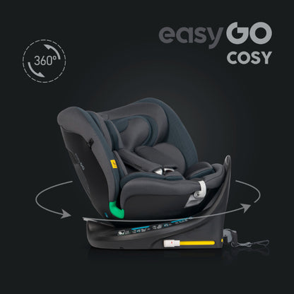 Cadeira auto I-Size 40-150 CM EasyGo Cozy Granite