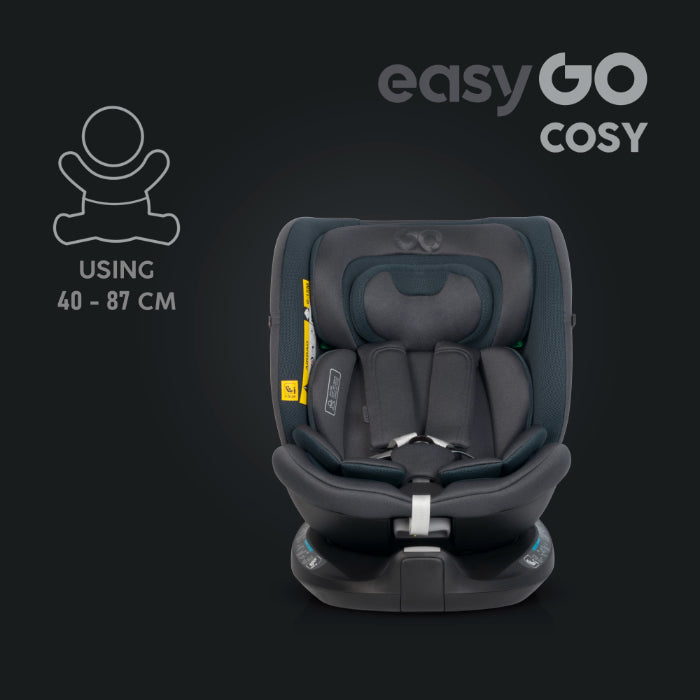 Cadeira auto I-Size 40-150 CM EasyGo Cozy Granite