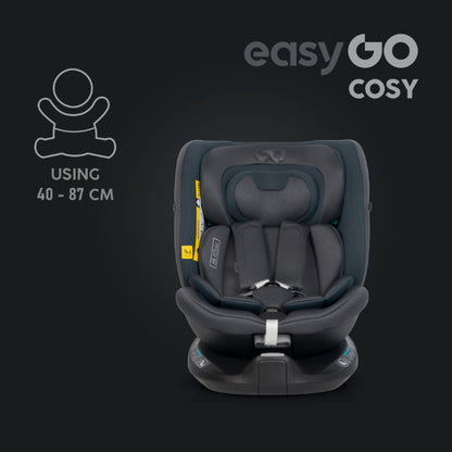 Cadeira auto I-Size 40-150 CM EasyGo Cozy Granite