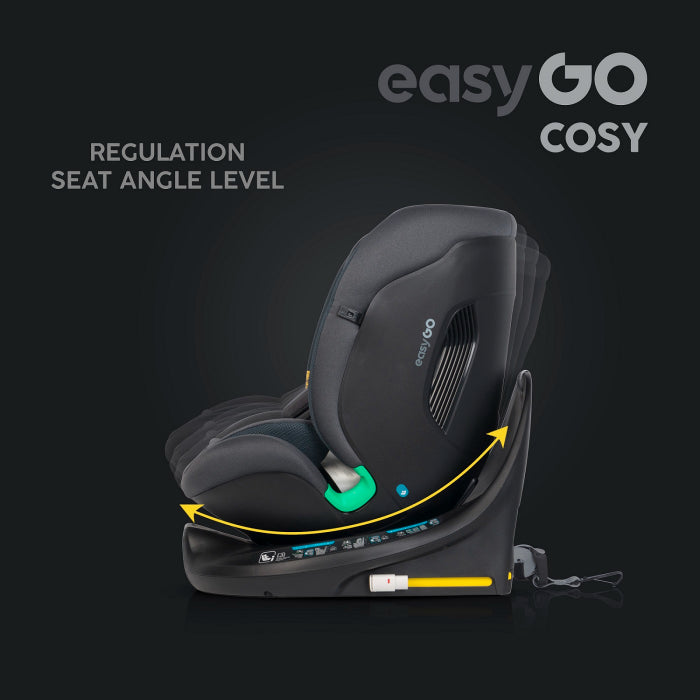 Cadeira auto I-Size 40-150 CM EasyGo Cozy Granite