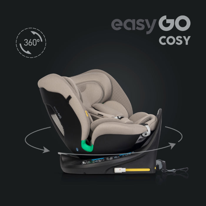 Cadeira auto I-Size 40-150 CM EasyGo Cozy Taupe