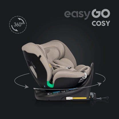 Cadeira auto I-Size 40-150 CM EasyGo Cozy Taupe